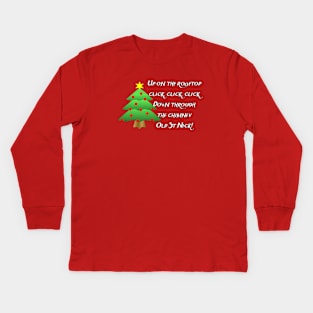 Old Saint Nick Kids Long Sleeve T-Shirt